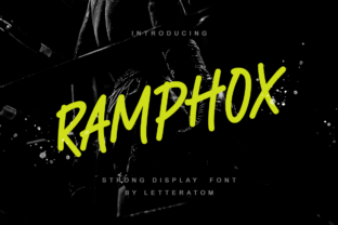 A Strong Font Like RAMPHOX Can Make Your Brand Look Finished