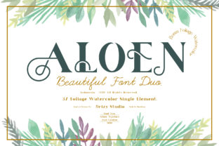 Aloen Duo: A Display Font Duo for Consistent Branding