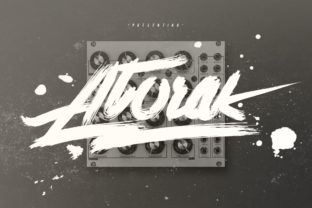 Atorak: A Bold Display Font for Handmade Products