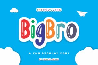 BigBro: A Friendly Display Font for Digital Branding