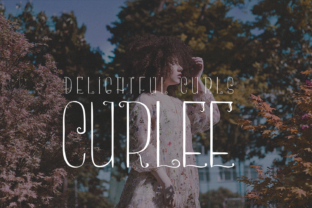 Curlee: A Nature-Inspired Font for Bold Marketing Visuals