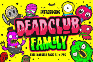 Deadclub Family: A Fun Horror Display Typeface for Web Design