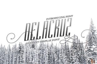 Delacruz: A Display Font That Demands Attention