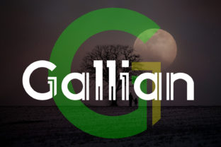 Gallian: A Dazzling Display Font for Crafters & Makers