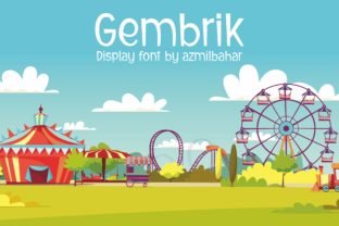 Gembrik: A Playful Display Font for Memorable Brands