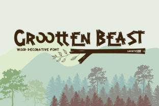Grootten Beast: A Wood-Inspired Font That Feels Real