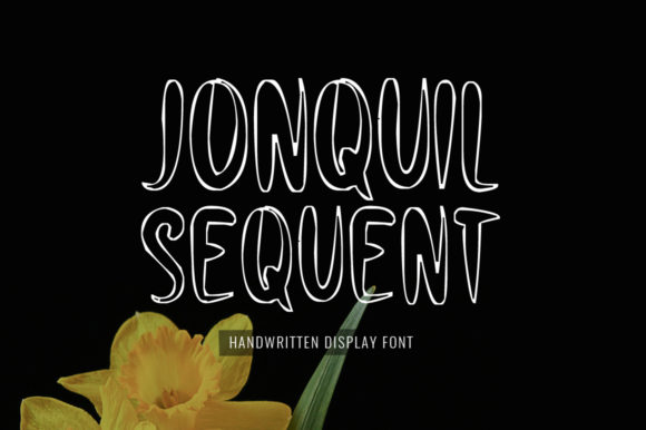 Jonquil Sequent: A Handmade Display Typeface for Web Designers