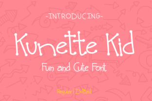 Kunette Kid: The Whimsical Display Font for Campaigns