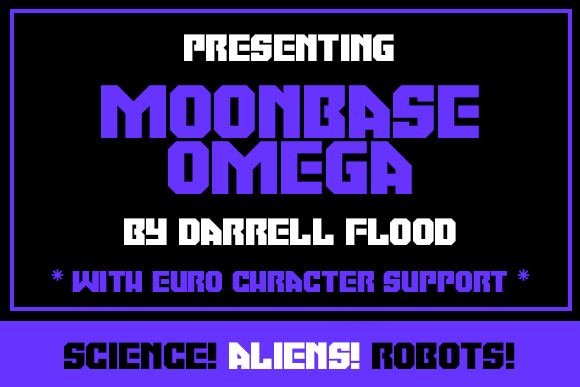 Moonbase Omega: An Angular Sci-Fi Font for High-Impact Designs