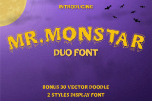 Mr. Monstar, A Display Typeface with Editorial Soul