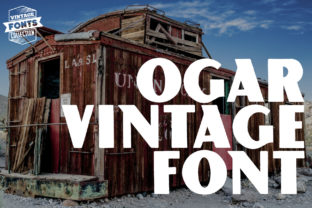 Ogar: A Bold Vintage Font for Memorable Branding
