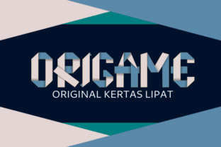 Origame: A Modern Display Font for Brand Builders