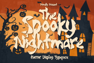 Spooky Nightmare: A Raw Horror Font for Makers