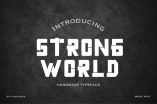 Strong World: A Display Font That Commands Attention