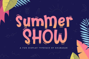 Summer Show Font: A Vintage Twist for Web Design