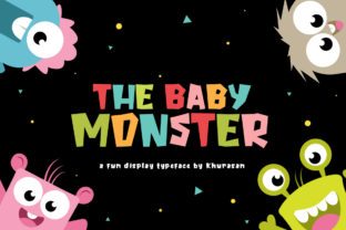 The Baby Monster: A Playfully Spooky Display Font for Makers