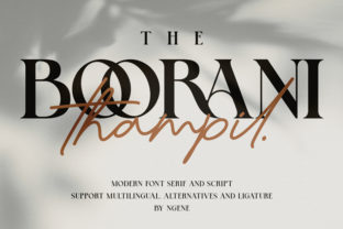 The Boorani Thampil Duo: A Display Font for Bold Marketing