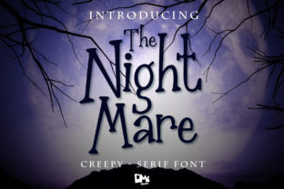 The Nightmare Font: Bold Typography for Horror-Themed Publications