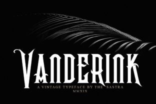 Vanderink: A Display Font for Bold Marketing Visuals