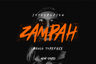 Zampah: A Handwritten Brush Font for Expressive Editorial Design